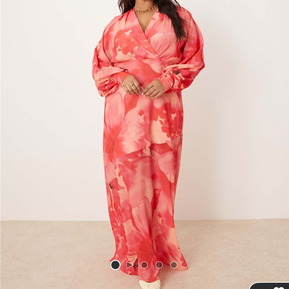 Vibrant Floral Maxi Dress